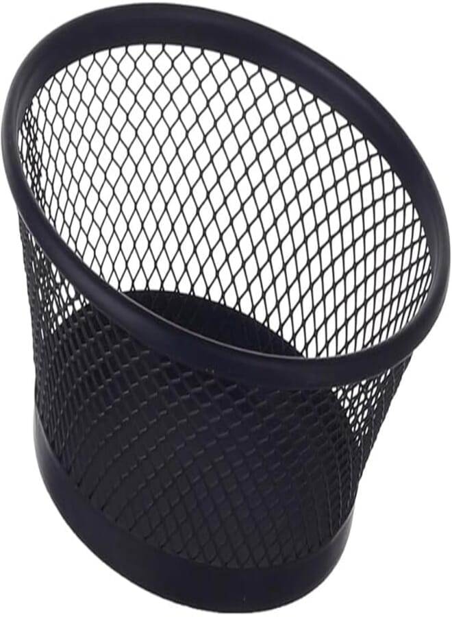 3A RH7029 Metal Pen Holder 11X11X5 CM - Black